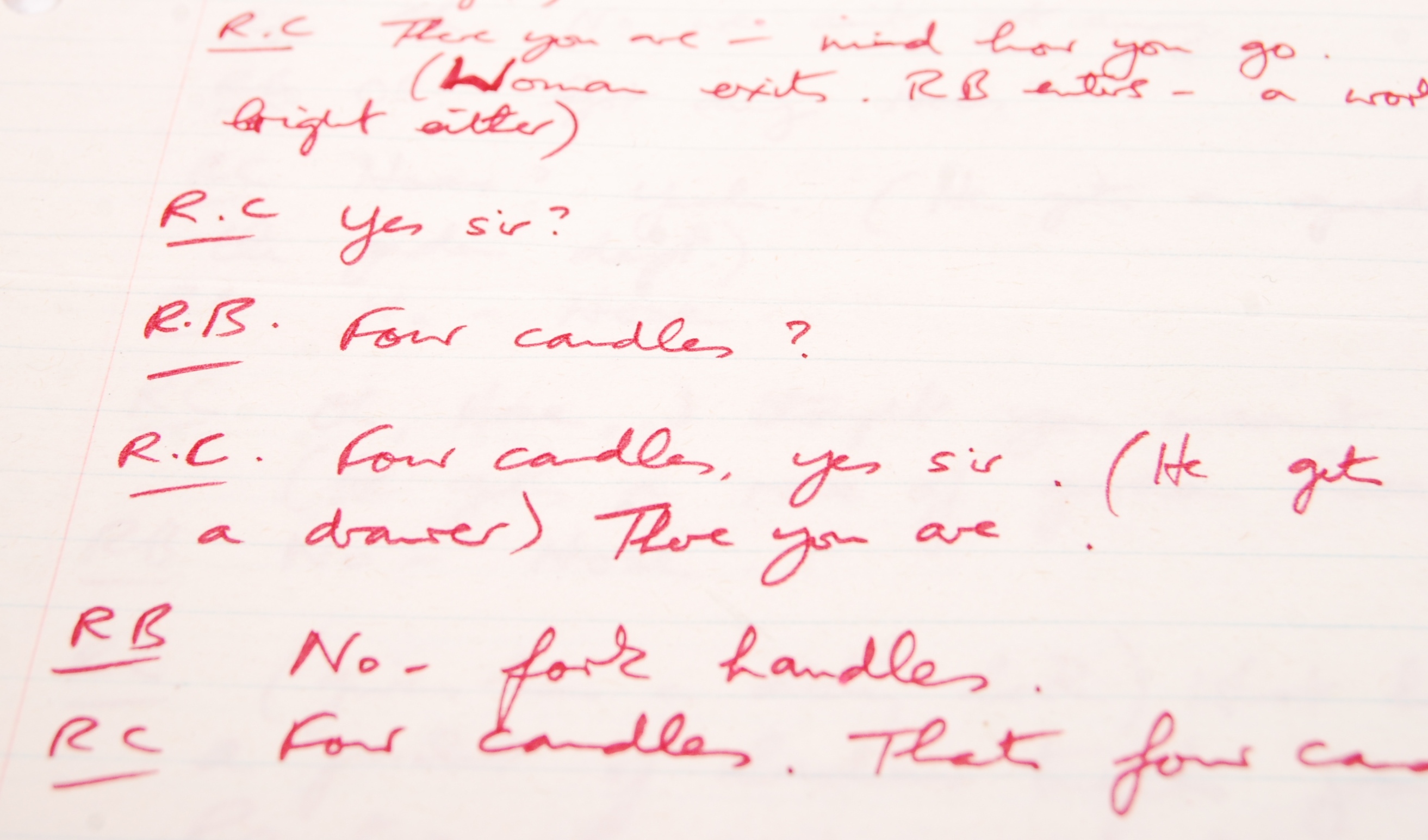 Script Handle ‘Fork Handles’ Script Sells For £33,000 At Auction – The Two Ronnies ...